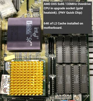 Packard Bell Legend 950 (PB 400) AMD DX5 586 133MHz Computer Soundblaster 16 SSD 6