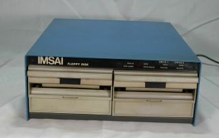 Imsai Floppy Disk Drive Sub System With Fif Controller (fib And Ifm) S - 100 Fdc