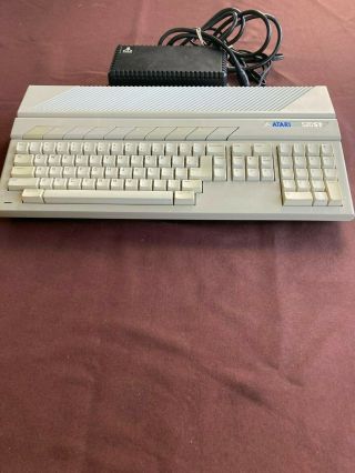 Atari 520st With Power Supply,  Well,