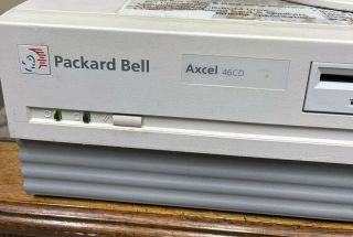 Packard Bell Axcel 46CD Computer,  486DX2 - 66,  3x3 Desktop Case.  and. 2