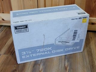 Nos Tandy 3 1/2 " 720k External Disk Drive - Cat.  No.  25 - 1061