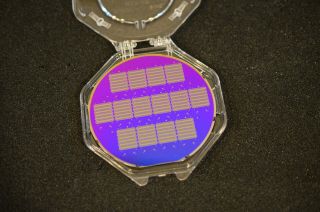 4 Inch Mems Silicon Wafer - Zyomyx Dna Microarray Chips,  Historic Biotech