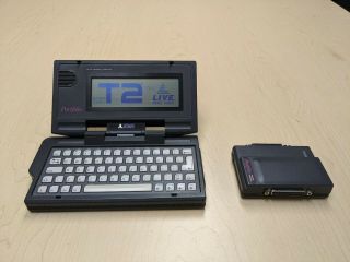 Atari Portfolio W Games,  Apps,  Terminator 2 Pin Program Pocket Handheld Computer