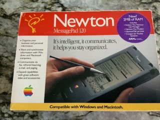 Apple Newton Messagepad 120 With 2 Mb Of Ram And Fax Modem Model H0142ll/a