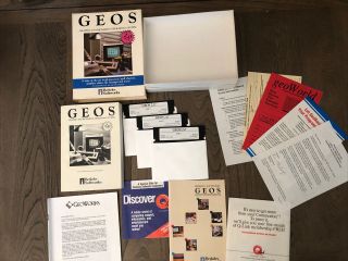 Commodore 64 64c 128 Geos 2.  0 Graphic System,  Berkeley Softworks