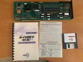 Commodore Amiga 2000 Gvp Combo Accelerator 030@40mhz W/mmu,  Fpu,  Scsi,  Ram Rare