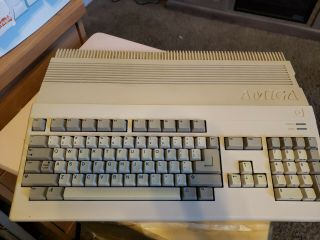 Vintage Commodore Amiga 500 Computer Keyboard Model A500
